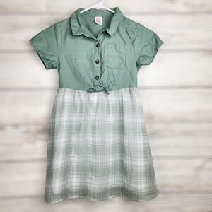 Wonder Nation Small (6-6x) Girl's Plaid Dress Summer Lightweight